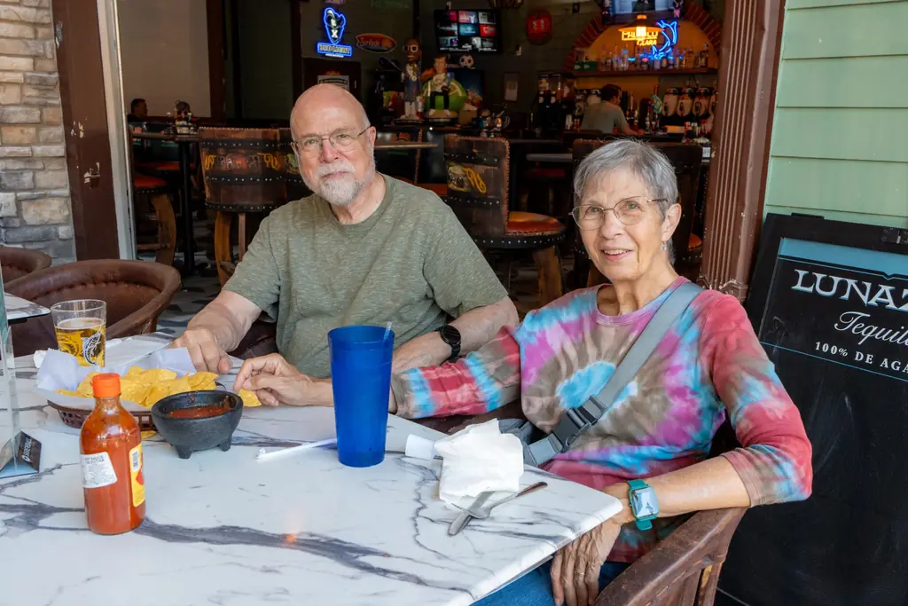 Guests at a table