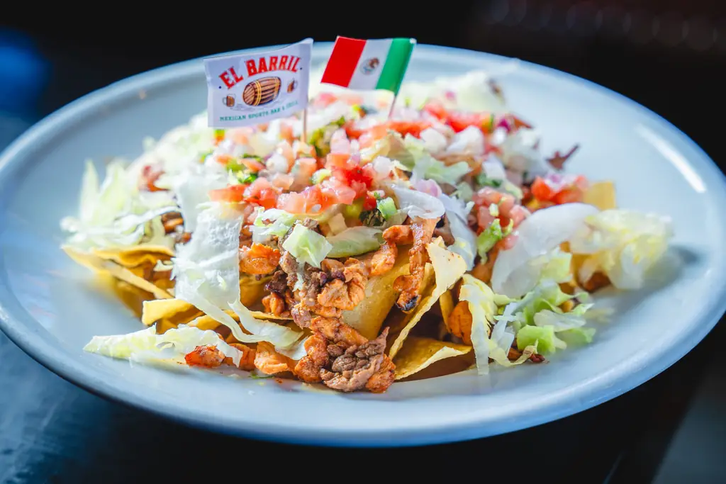 Chicken nachos